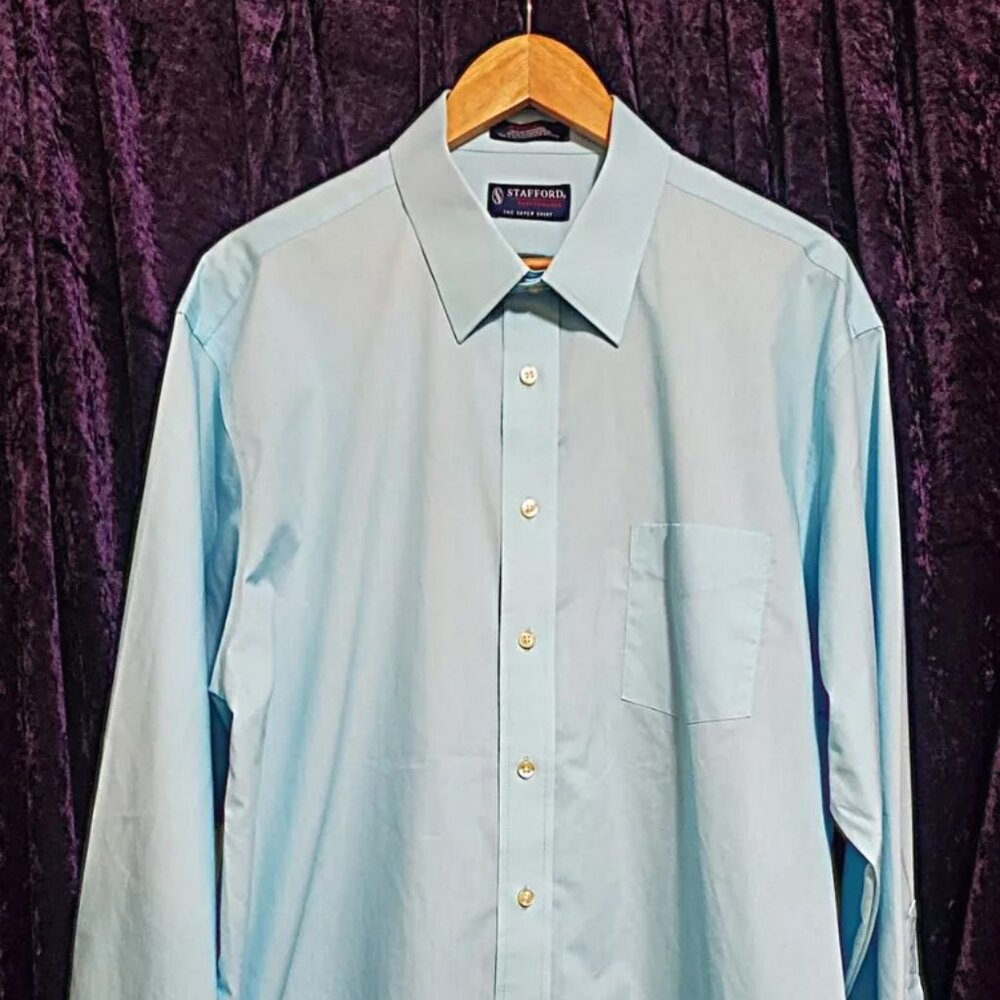 Stafford Performance Dress shirts size 18 34/35